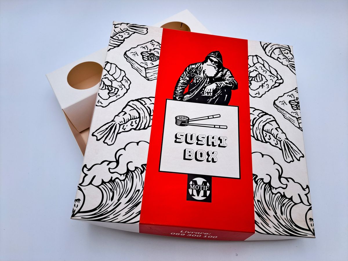 Cardboard packaging for takeway and delivery